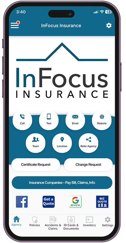Insurance Agent Mobile App Mockup